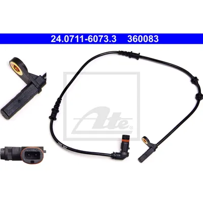 Датчик ABS перед./ MB W203/S203 4-matic 2.6-3.5i 02> ATE 24071160733