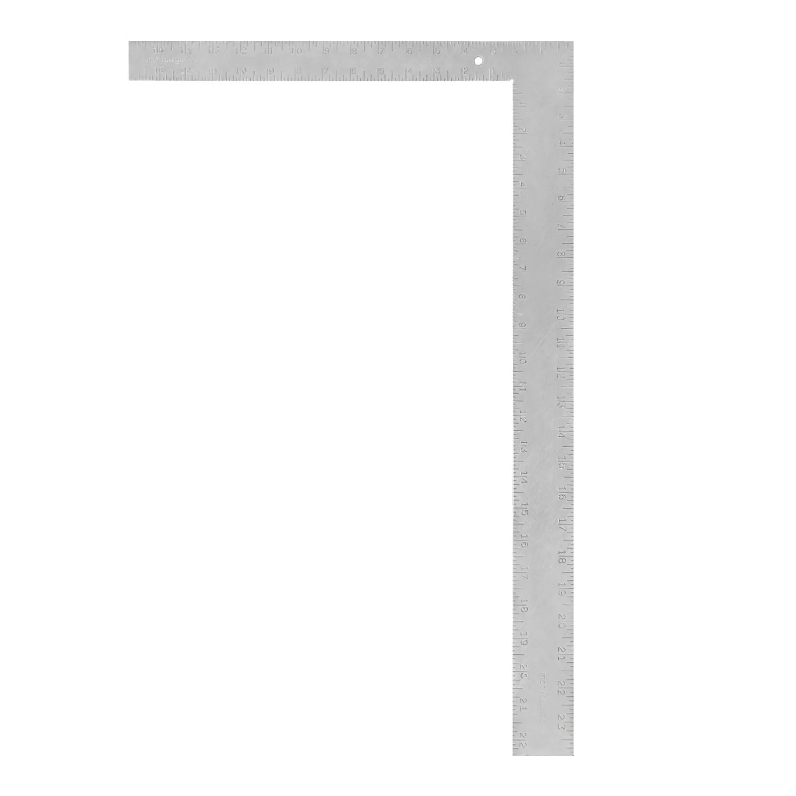 Угольник плоский, 600х400 мм, шкала 2 мм VertexTools 3042