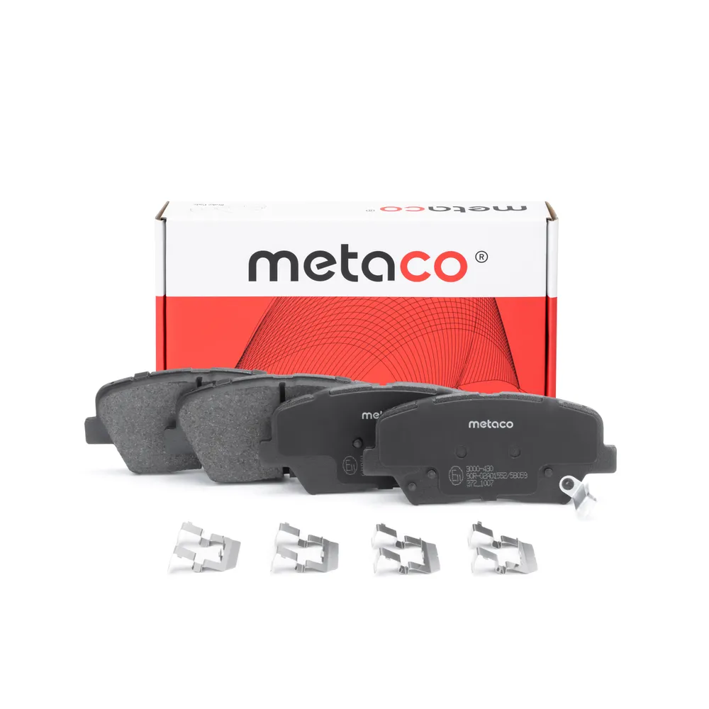 Колодки тормозные передние к-кт HYUNDAI ELANTRA (2016>) Metaco 3000-430