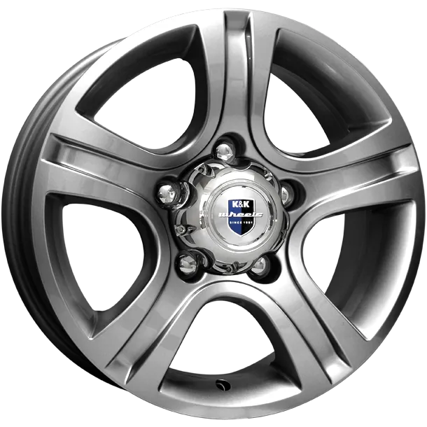 Диск литой R16 7J 5x139.7/110.1 ET35 КИК Талисман Дарк платинум 72746