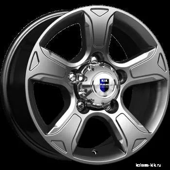 Диск литой R16 7J 5x139.7/108.5 ET35 КИК Атлант Дарк платинум 71452