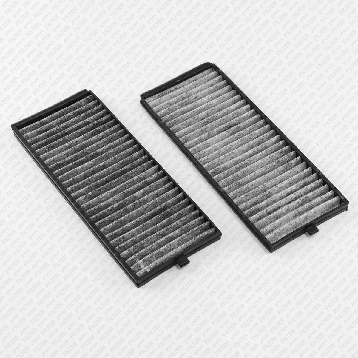 Фильтр салона, комплект [Угольный] HYUNDAI Getz/Accent 00-> GREEN FILTER IF0165K