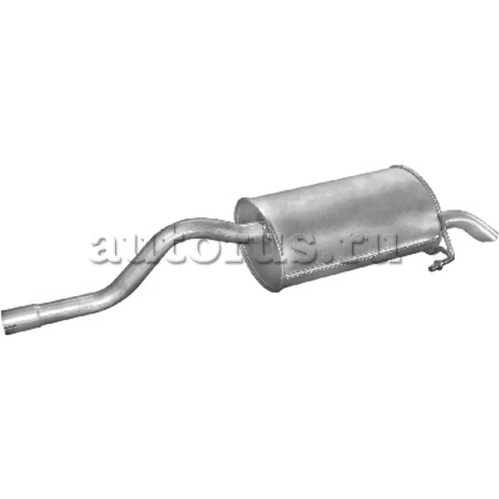 Глушитель Renault Clio II 1.2i -16V 12/00 - 10/01; 1.4i -16V 00 - 05 /72664 EDEX 21290