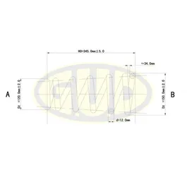 ПРУЖИНА ЗАДН Mazda 626 1.8-2.5/2.0D 92-97 G.U.D GCS255410