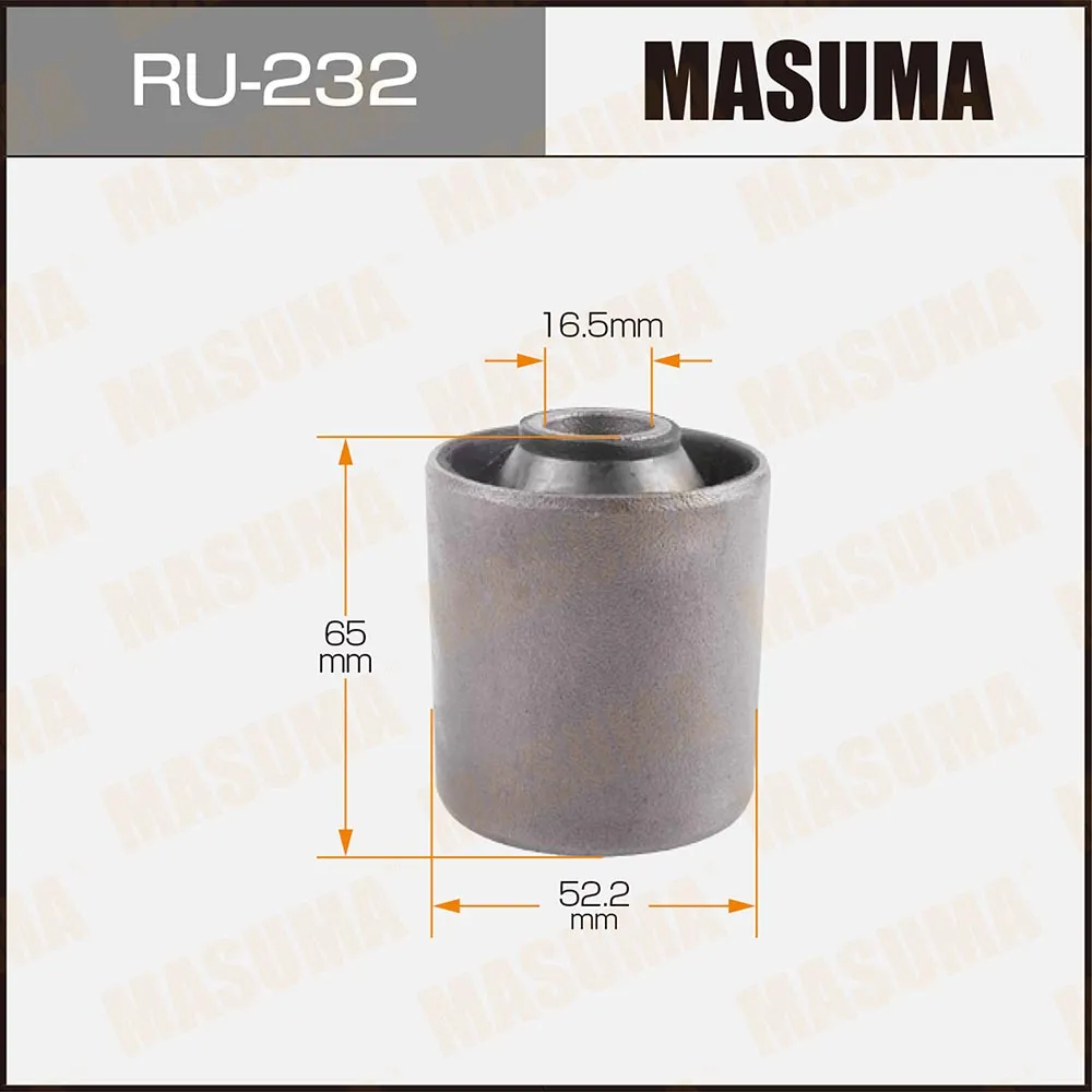 Сайлентблок зад. продол. рычага нижн. пер.!/ Toyota Previa (NATO) TCR10/TCR20 90-97 MASUMA RU232