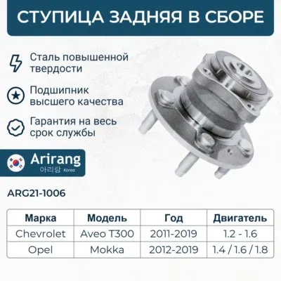 Ступица задняя правая