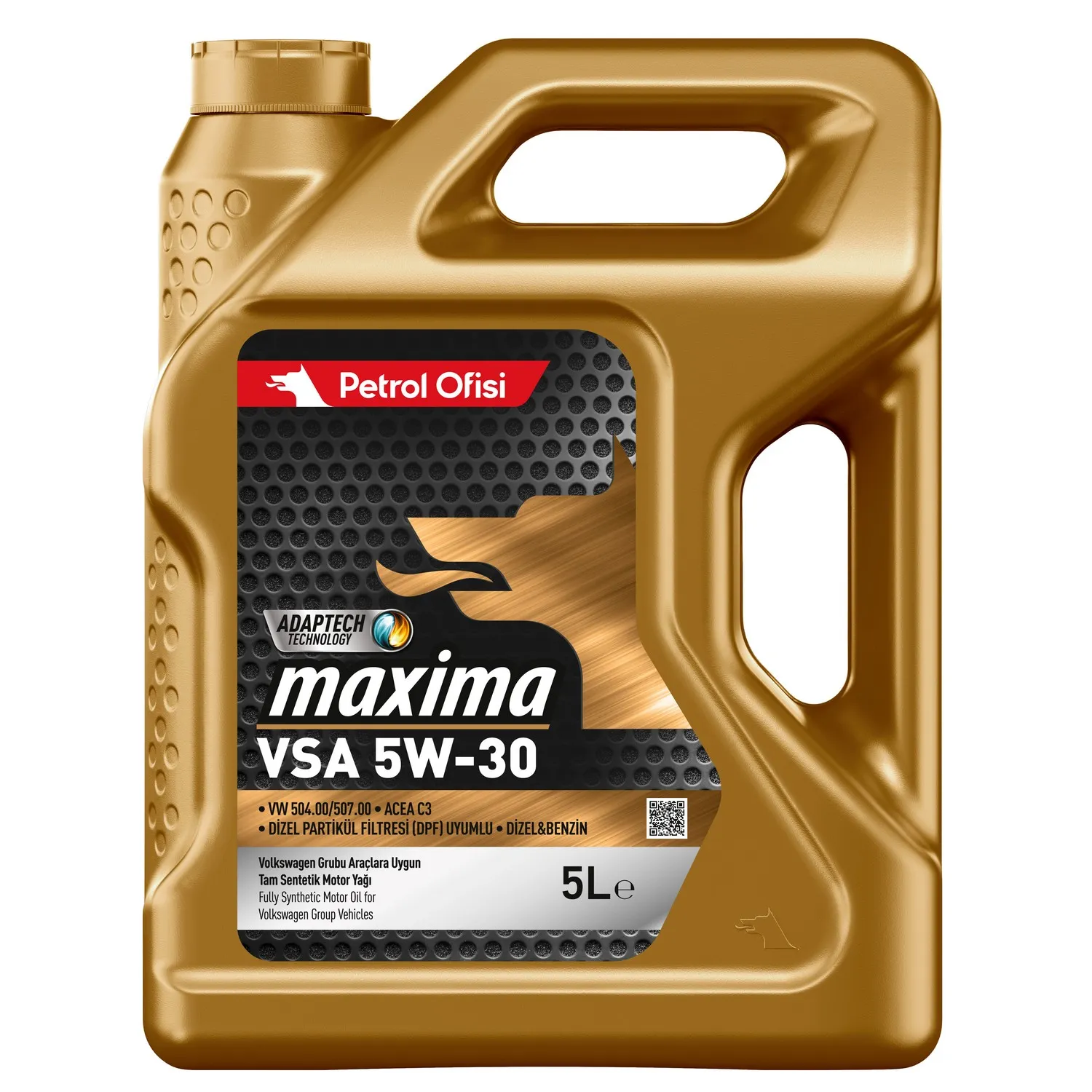 Масло моторное MAXIMA VSA 5W-30 5 л. Petrol Ofisi 400001379