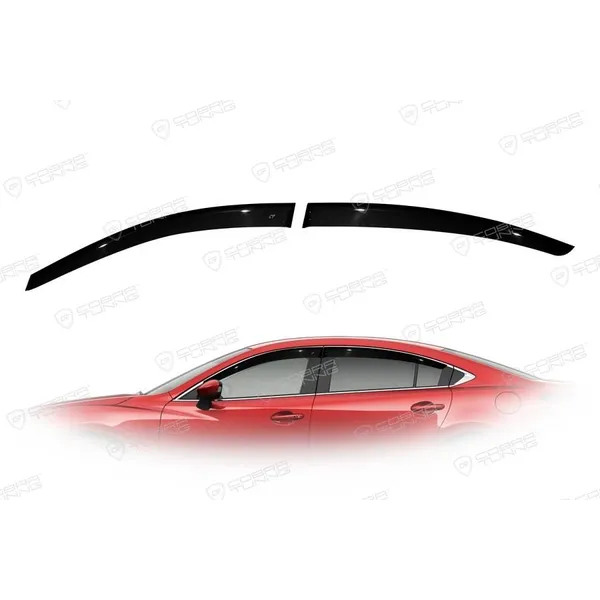 Дефлектора на окна Mazda 6 III Sd 2012-2017,2018EuroStandard деф.окон Cobra Tuning ME22412