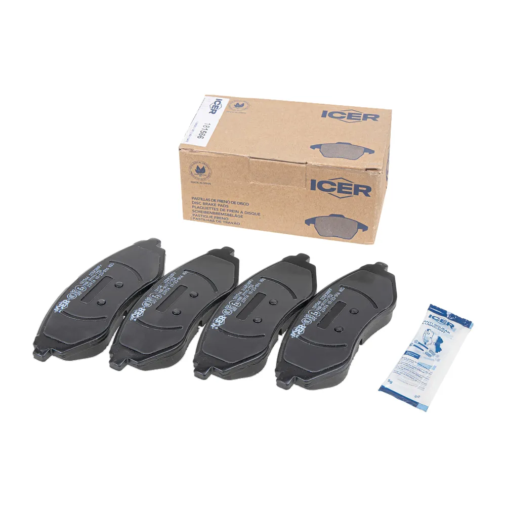 Колодки передние CHEVROLET AVEO 06->/KALOS 02- ICER 181566