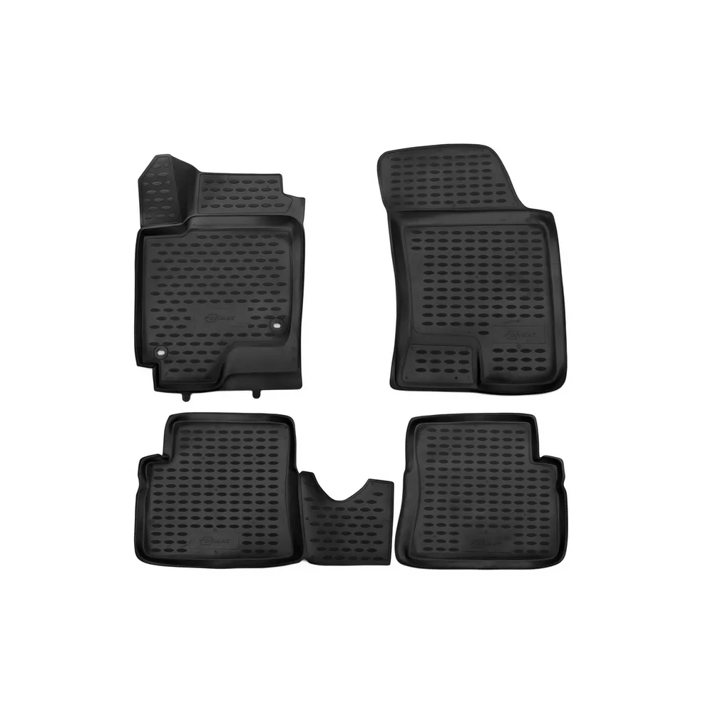 Коврики 3D в салон HYUNDAI Getz 2002-> 4 шт. (ПУ, повышенная износостойкость) FORMAT FORMAT.3D.20.08.210k