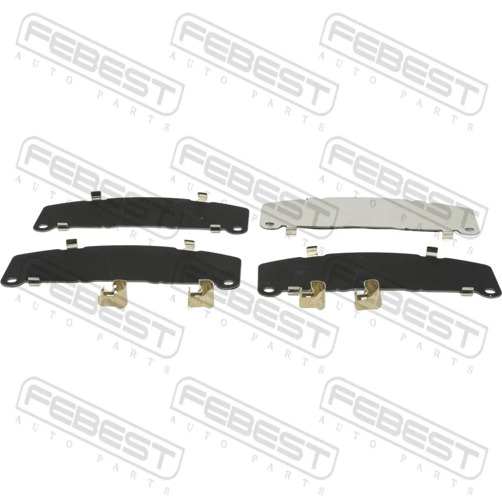 Монтажный комплект для дисковых колодок TOYOTA RAV4 ALA4#,ASA44,AVA4#,WWA42,ZSA4# 2012.12- FEBEST 0103-ASU40F