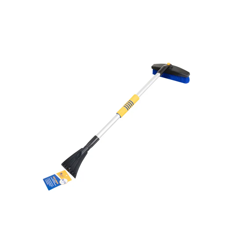 Щетка зимняя со скребком, телескоп. ручка (88-118 см) синяя щетина KRAFT KT 830069