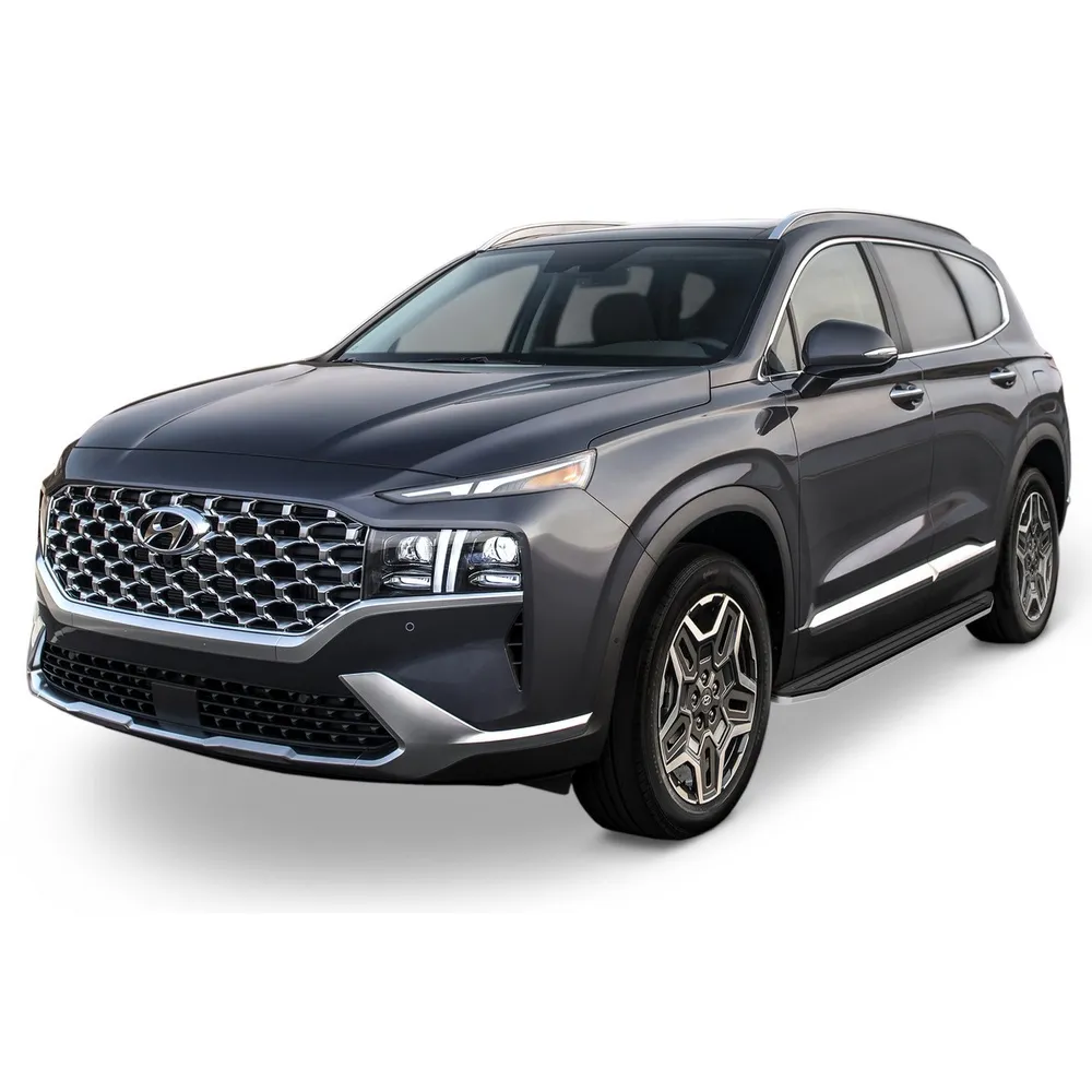 Порог-площадка Premium A180ALP + комплект крепежа, RIVAL, Hyundai Santa Fe 2021- RIVAL A180ALP.2312.1
