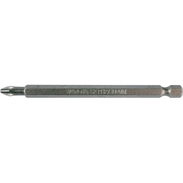 Бита PH2х100 мм 1/4 S2 HRC58-62 Yato YATO YT0485