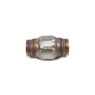Гофра глушителя Inner Braid с патрубками универсальная D55xL100(14 STELLOX 69-99033-SX