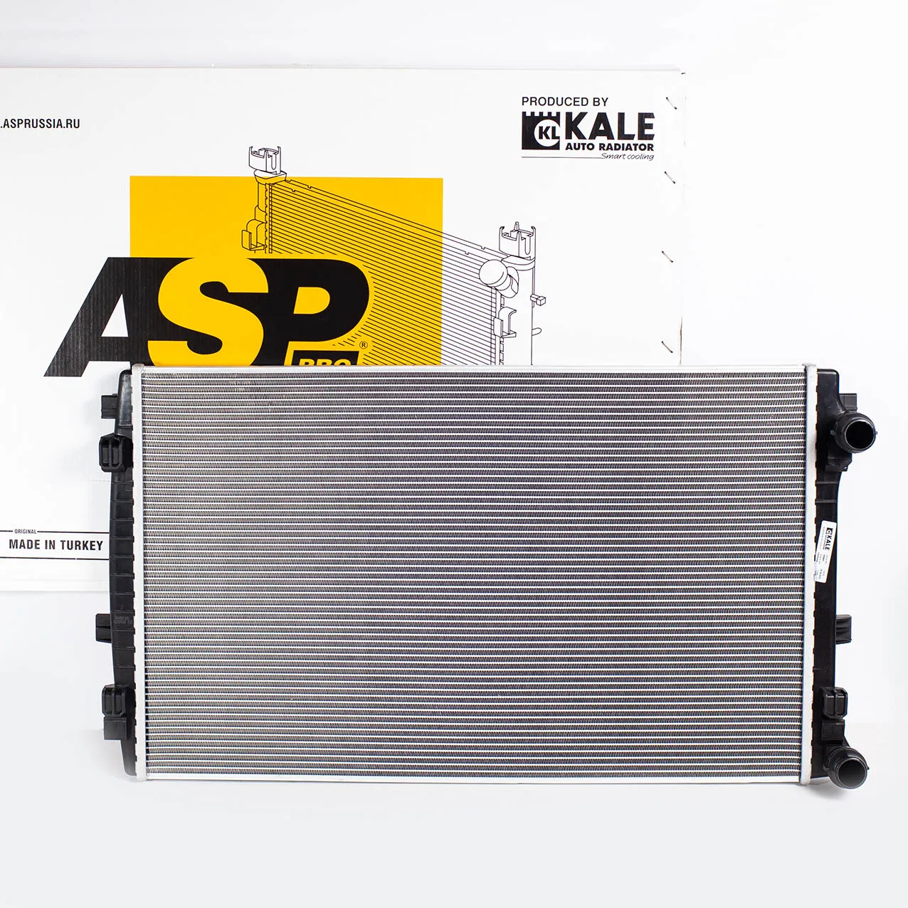 Радиатор охлаждения Skoda Octavia (13-)/VW Tiguan (16-) паяный ASP AL10524