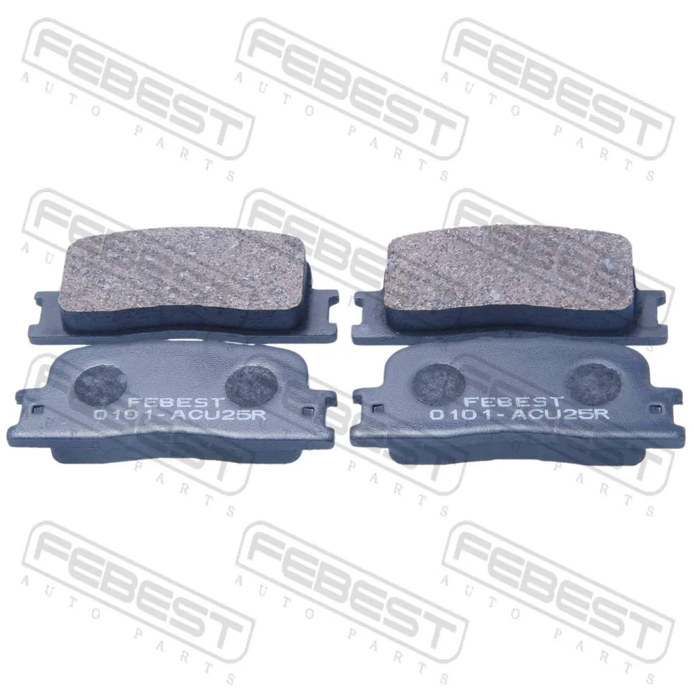 Колодки тормозные задние TOYOTA CAMRY (JPP) ACV30,MCV3# 2001.07-2006.01 [US FEBEST 0101-ACU25R