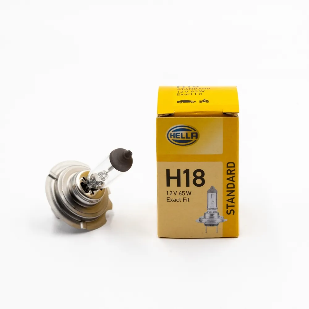 Лампа 12V H18 65W PY26D-1 HELLA Standard 1 шт. картон 8GH217337-101