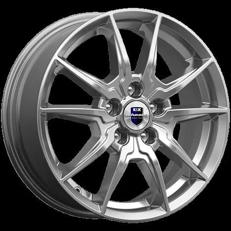 Диск литой R16 6.5J 5x114.3/67.1 ET45 КИК Адамар Дарк платинум 76992