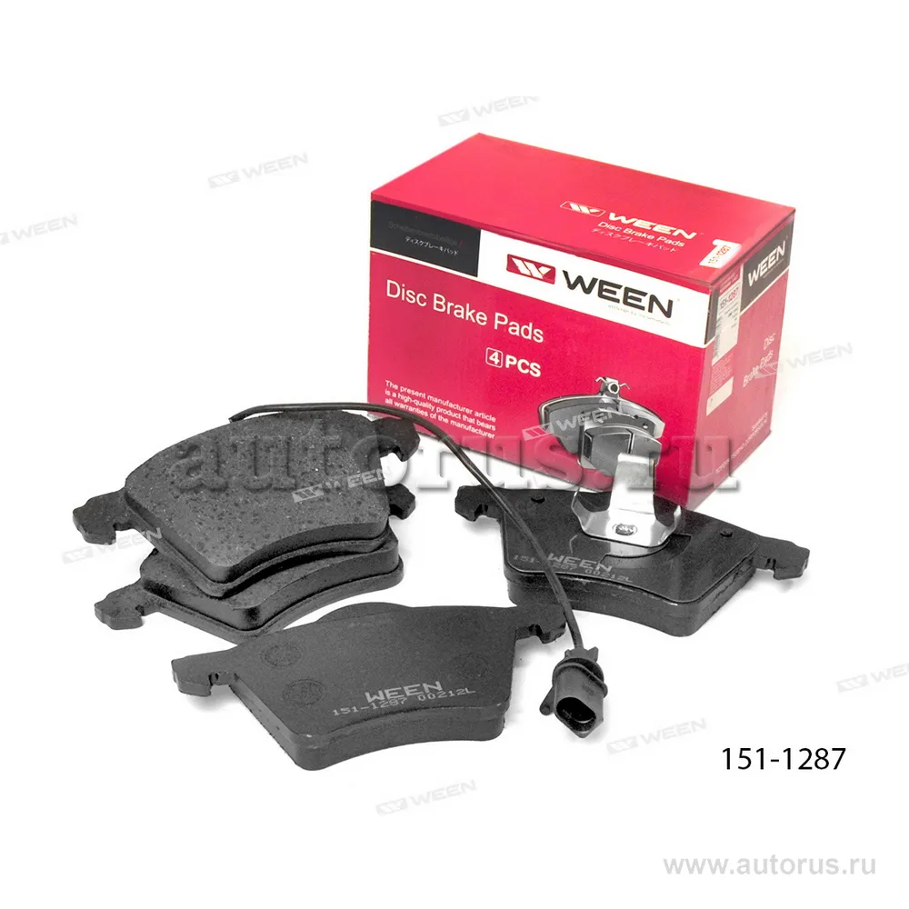 Тормозные колодки дисковые передние FORD Galaxy, VW Sharan WEEN 151-1287