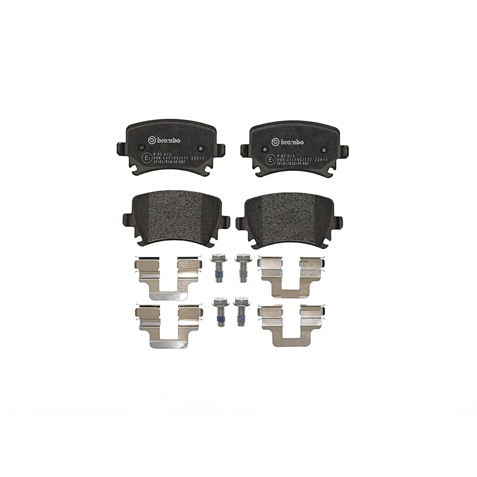 Колодки задние AD A3 A6 VW G4 G5 B5 B6 Tiguan BREMBO P85073