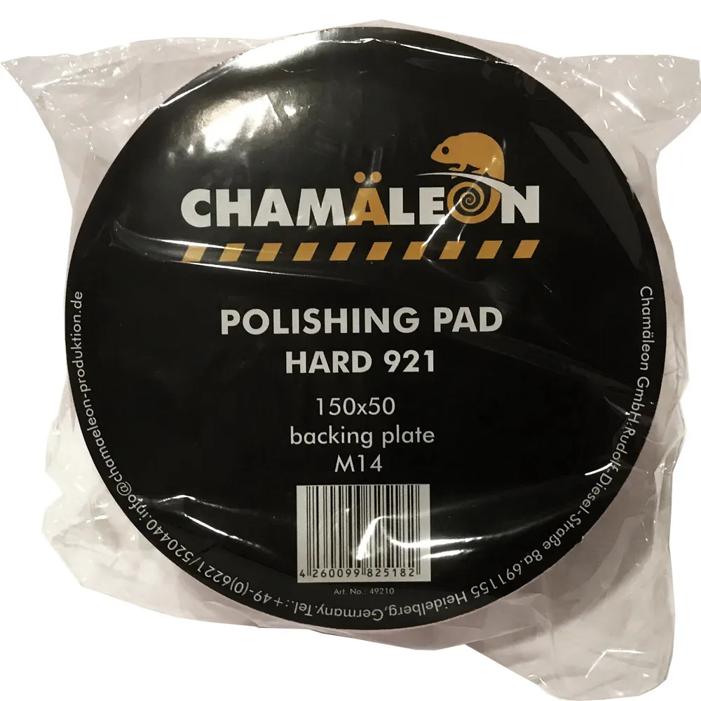 Полировальный круг резьба М14 оранжевый (жесткий) Chamaleon 49210