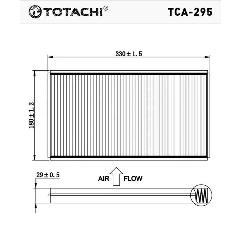 Фильтр салона TOTACHI TCA-295 64 31 9 174 370 MANN CU 3139 TOTACHI TCA-295