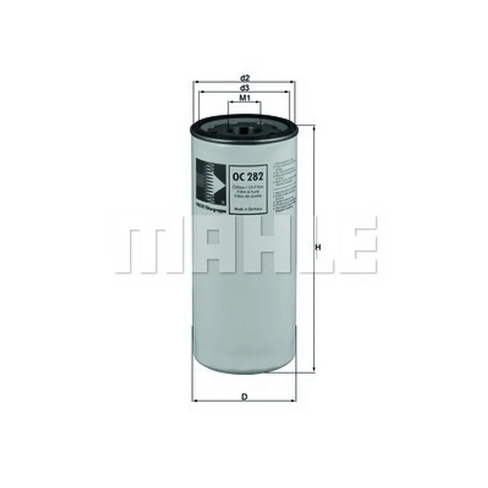 Фильтр масляный KNECHT/MAHLE OC282