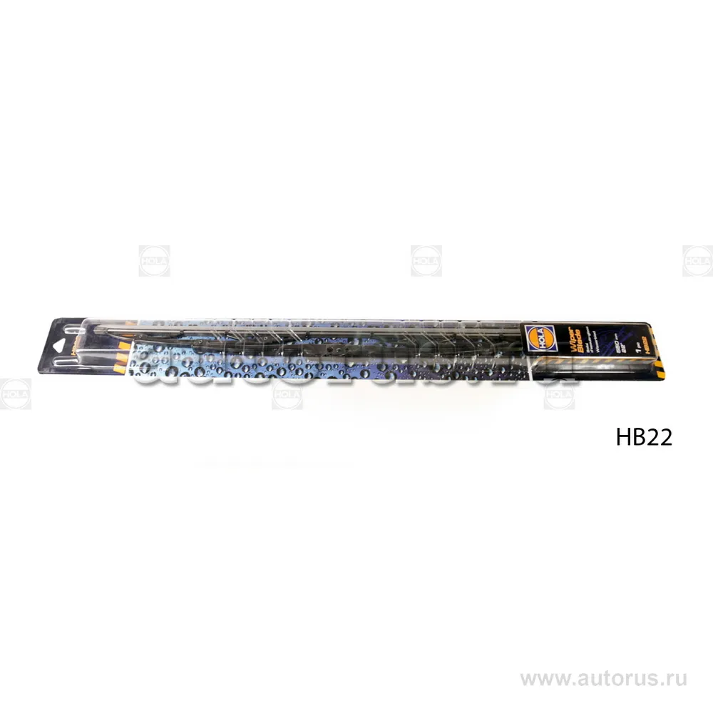 Щетка стеклоочистителя 550 мм каркасная 1 шт HOLA WIPER BLADE HB22