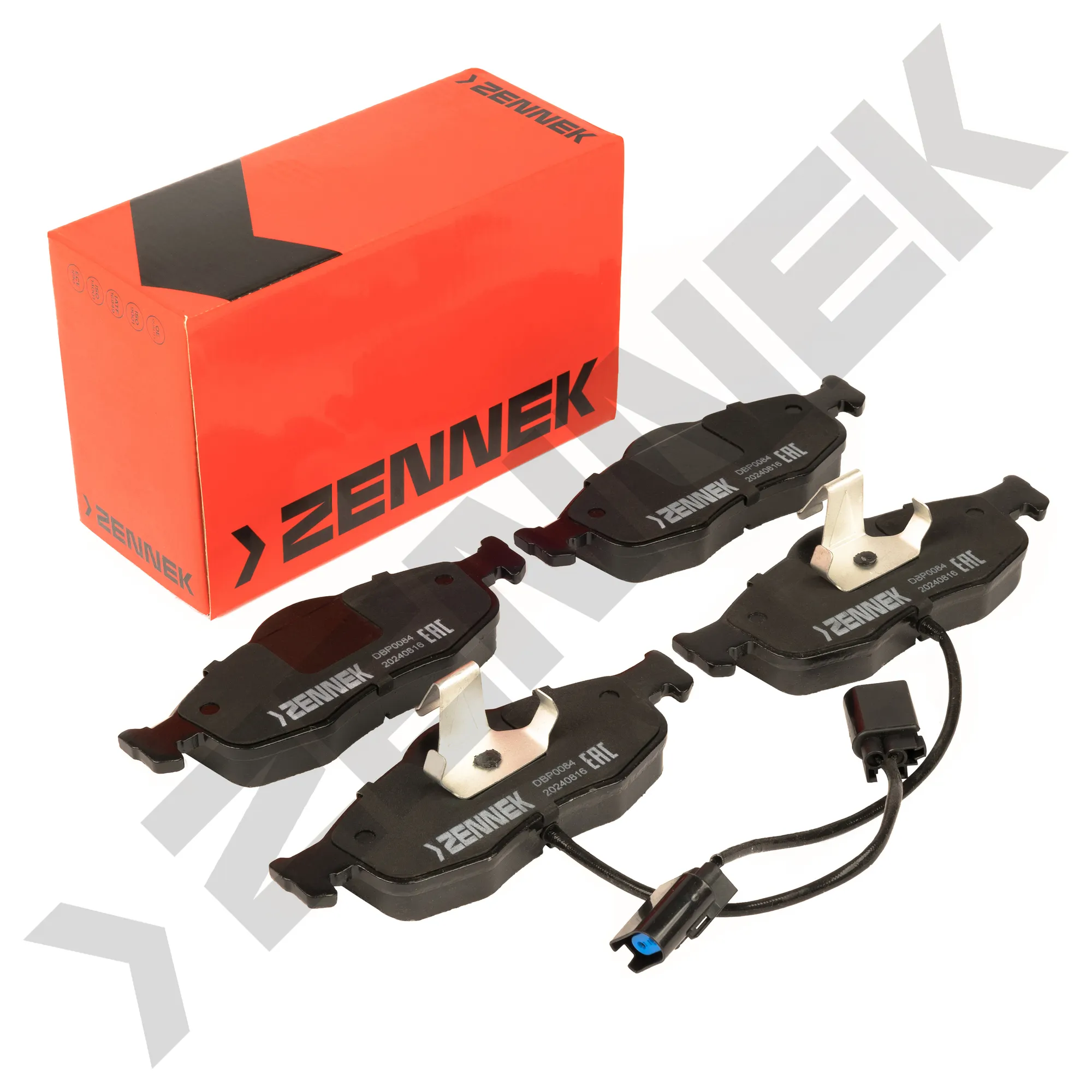 Колодки тормозные дисковые передние FORD COUGAR 98-01, MONDEO 93-00 ZENNEK DBP0084