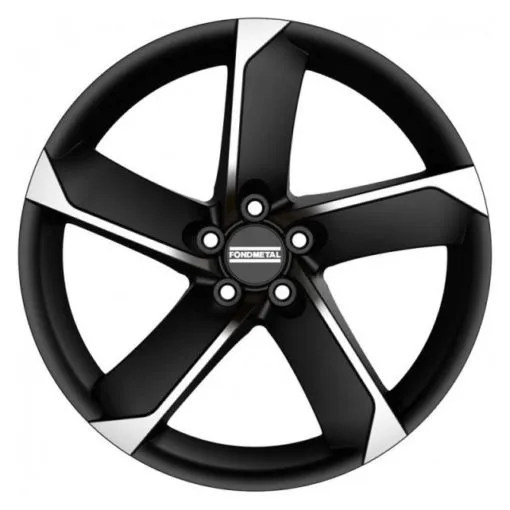 Диск литой R16 6.5J 4x108/65.1 ET20 FONDMETAL 7900 Matt Black Machined RF03438