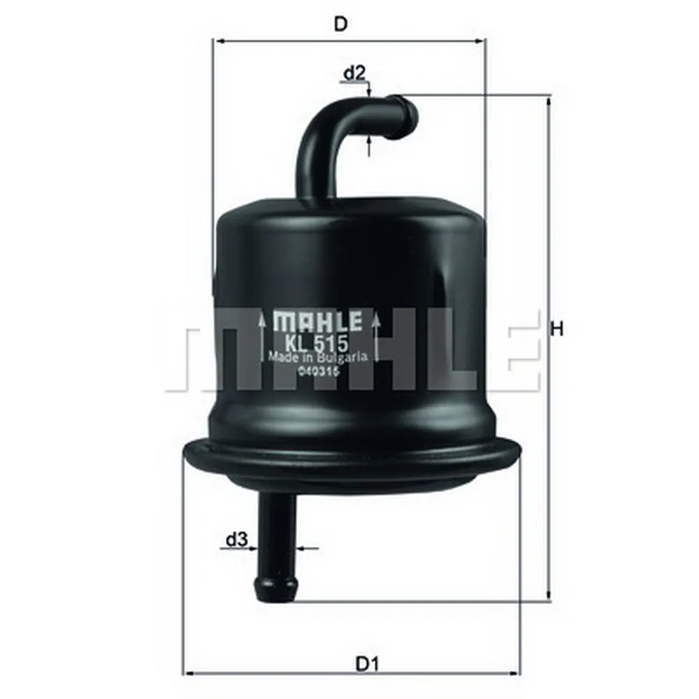Фильтр топливный KNECHT/MAHLE KL515