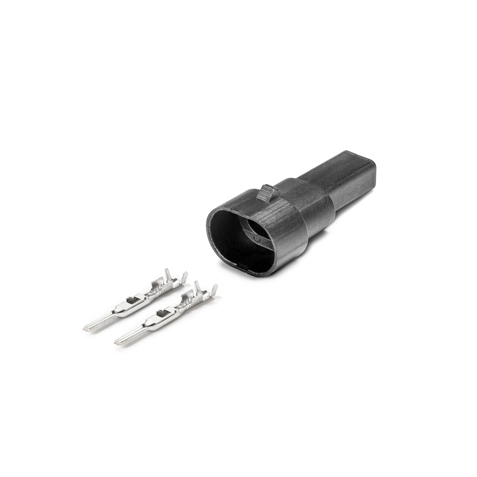 Разъем (2pin) 2 контакта датчика температуры охлаждающей жидкости для Lada (ВАЗ), разъем генератора для Citroen, Peugeot, разъем датчика давления масла для GAZ.