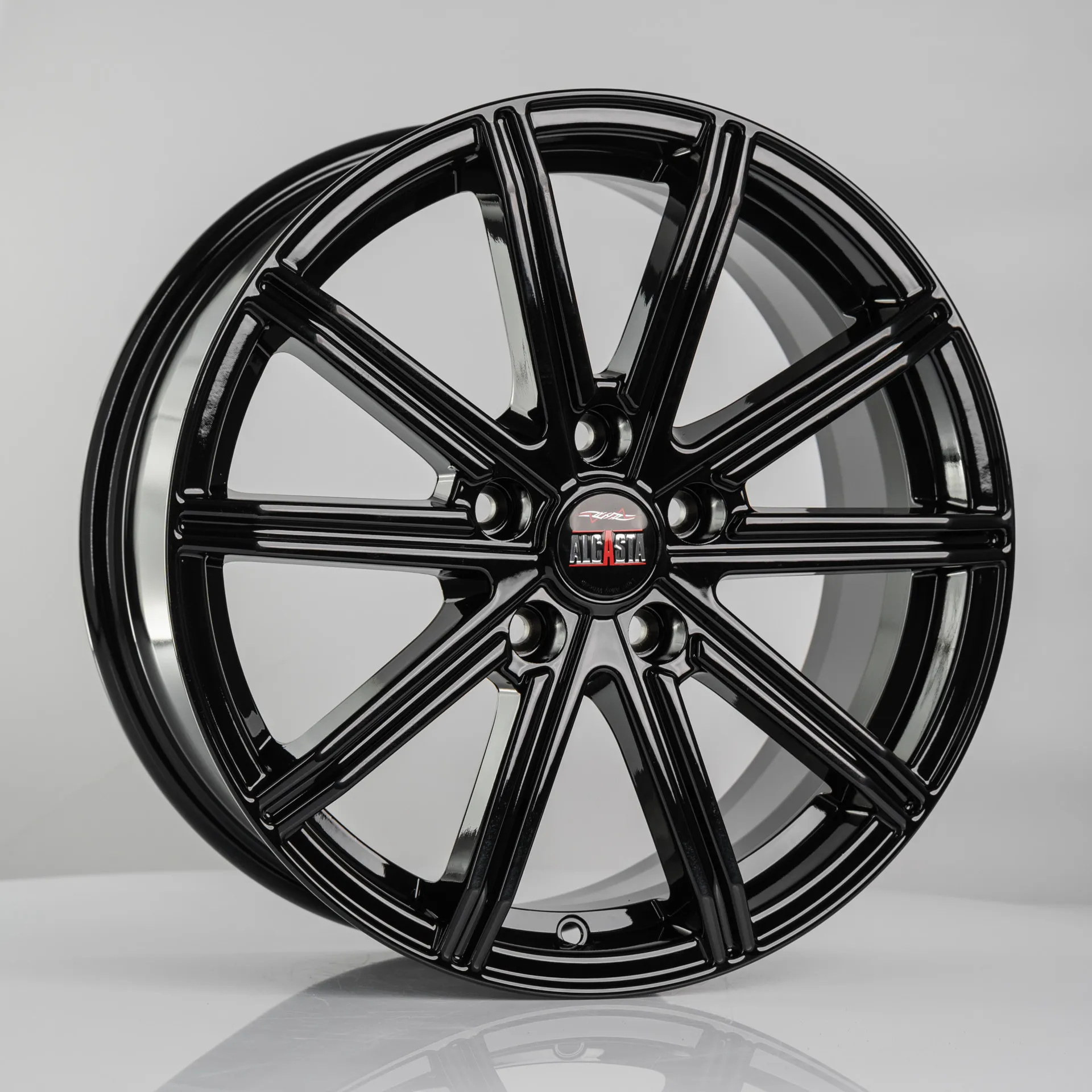 Диск литой R16 6.5J 5x114.3/67.1 ET38 ALCASTA M64 Black 3940363