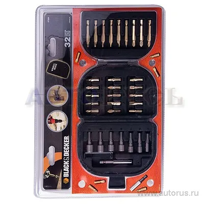 Набор отверточный 32пр. BLACK&DECKER A7094