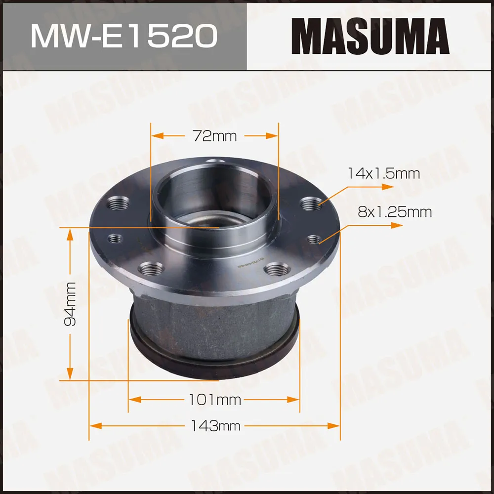 Ступичный узел rear MASUMA MWE1520
