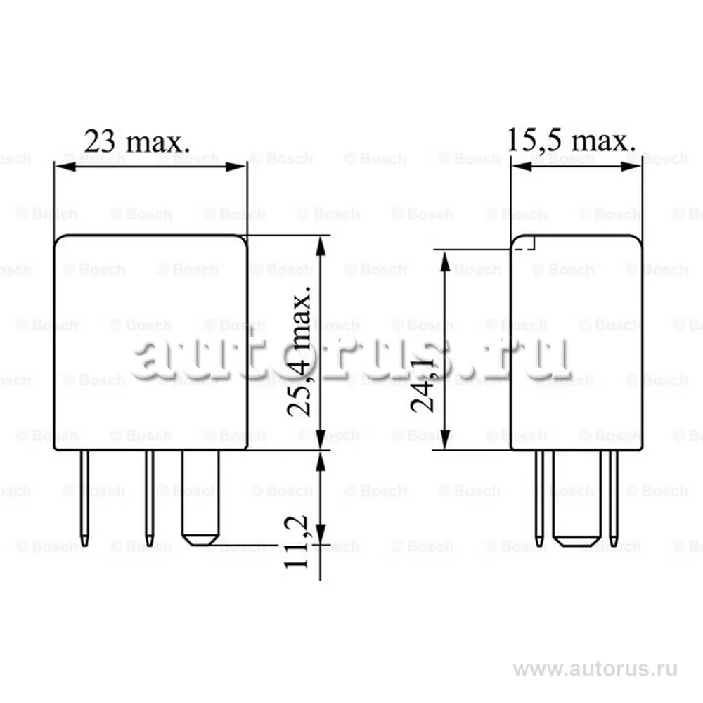 Реле BOSCH 0 986 332 021