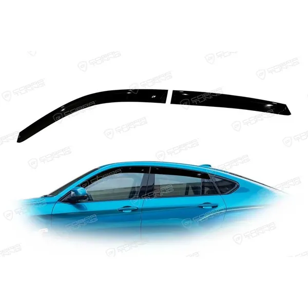Дефлектора на окна BMW X6 (F16) 2014EuroStandard деф.окон Cobra Tuning BE24014