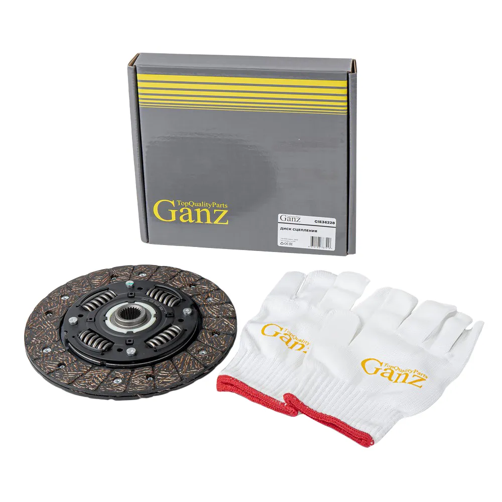 Диск сцепления (усиленное) CHEVROLET Lanos, DAEWOO Nexia , ZAZ Chance (1,5 8V GANZ GIE36228