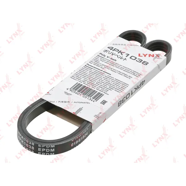 Ремень поликлиновый LYNXauto 4PK1038