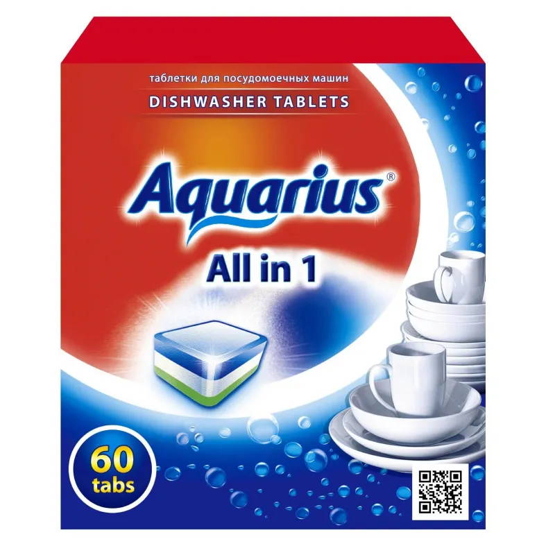 Таблетки для ПММ Aquarius ALLin1 (mega) 60шт/уп 1462158