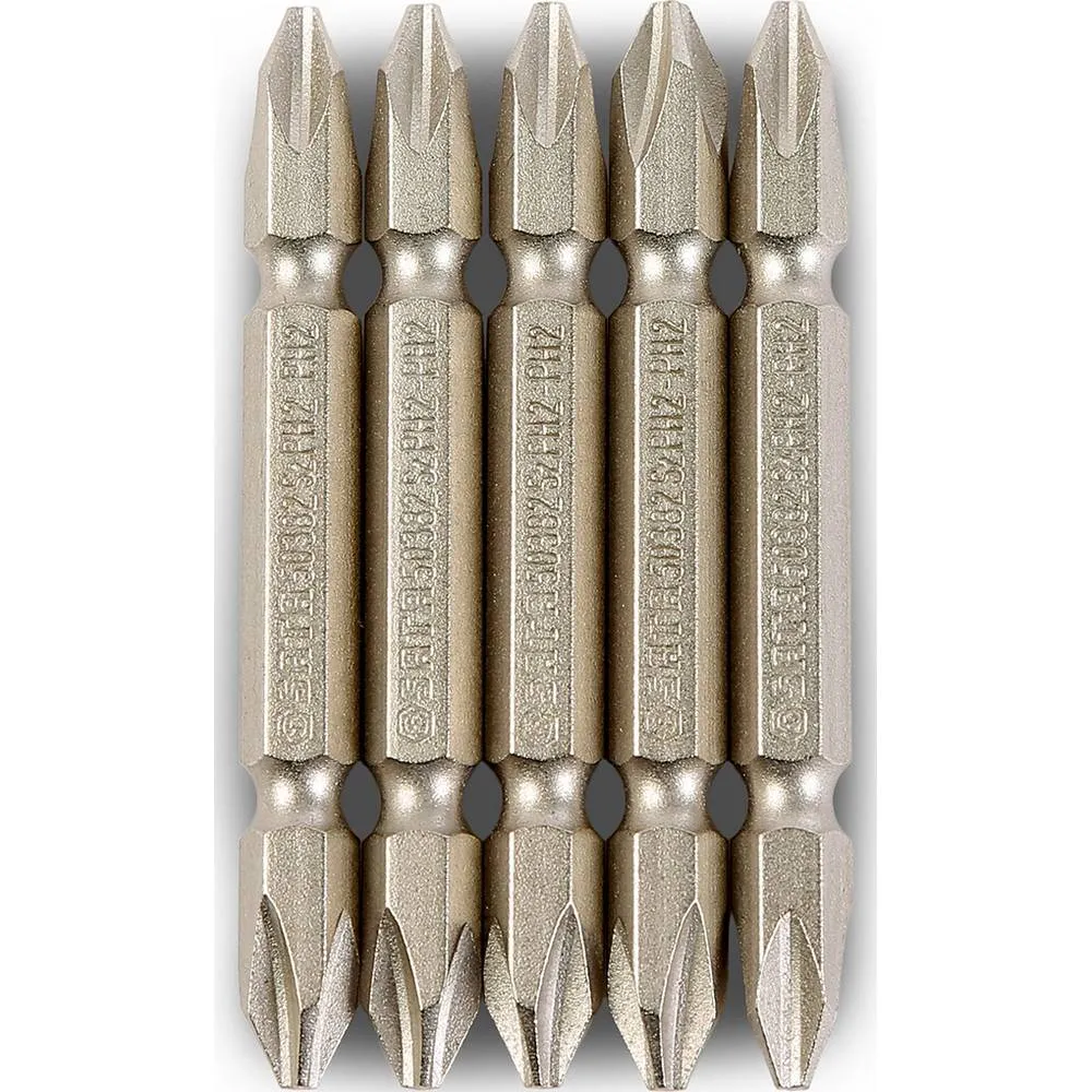 Бита двухсторон.. PHILLIPS PH2, уп. 5шт. SATA 59382