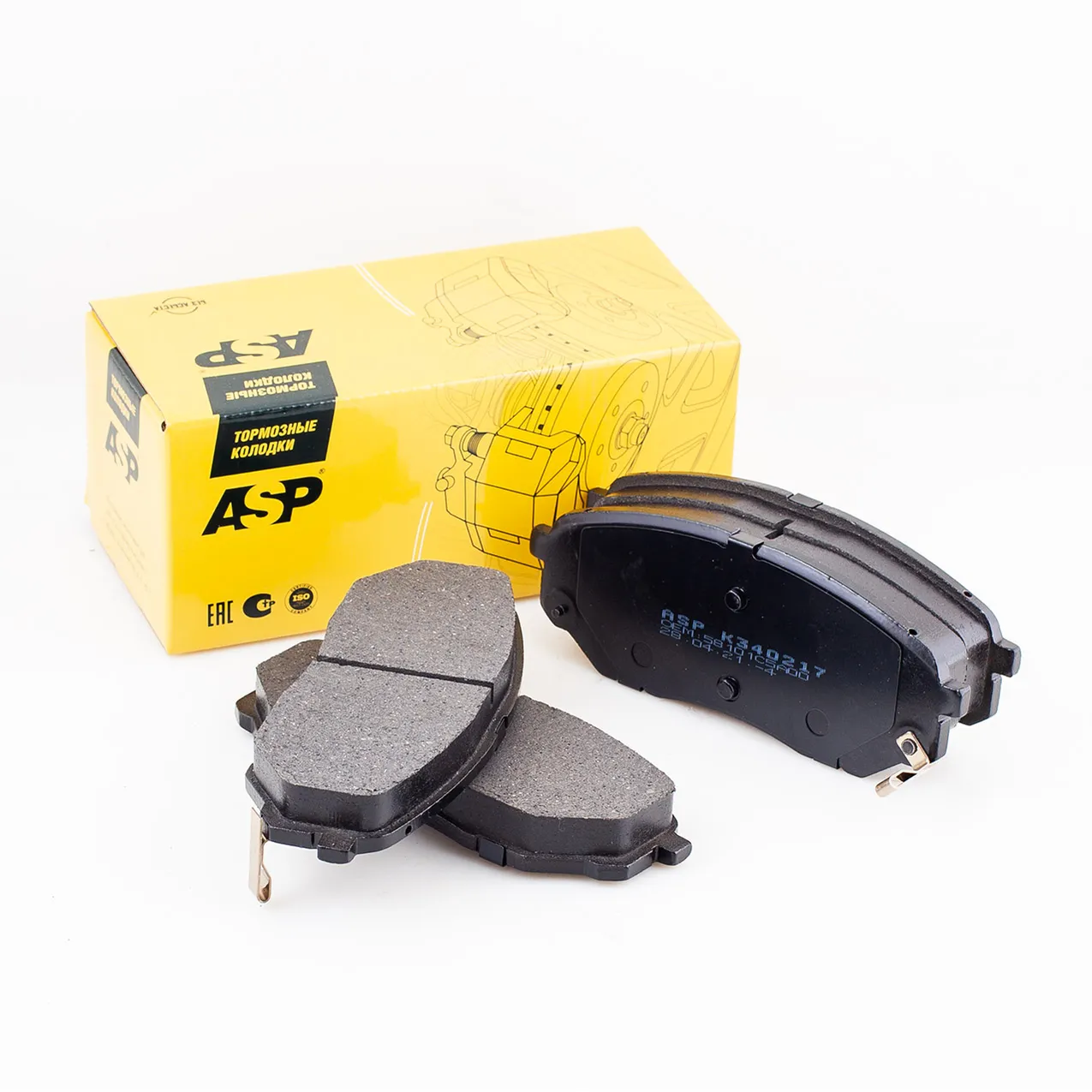 Колодки передние Kia Sorento Prime ASP K340217