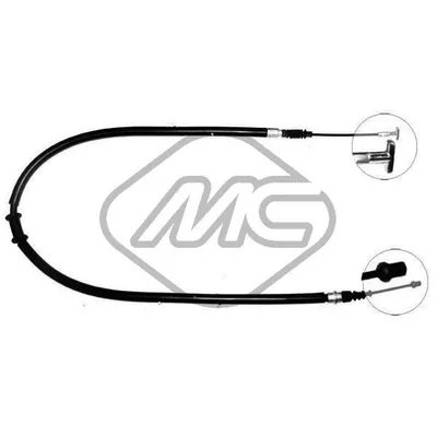 Трос ручника FIAT MULTIPLA ALL (DISC BRAKE) SX-LH Metalcaucho 81367