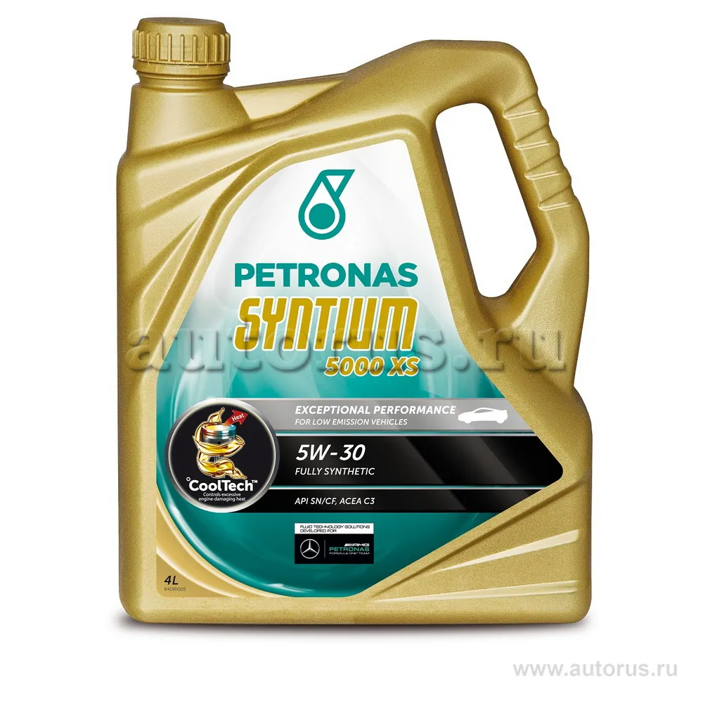 Масло моторное PETRONAS Syntium 5000 XS 5W-30 синтетическое 4 л 18144019 PETRONAS 18144019