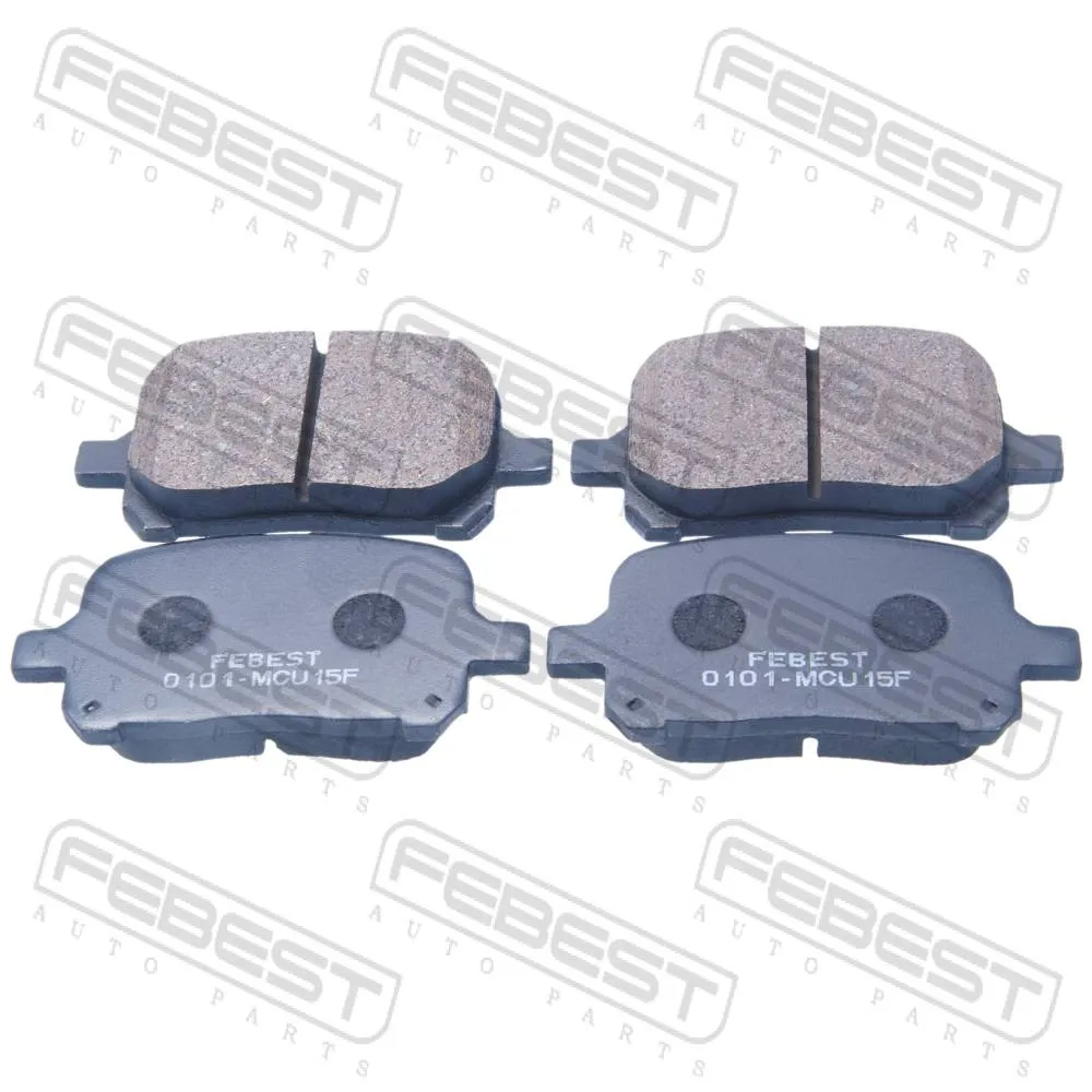 Колодки тормозные передние FEBEST 0101MCU15F