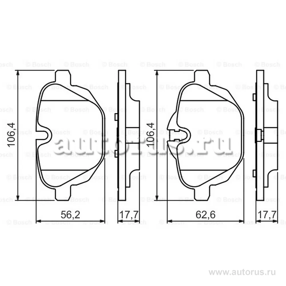 Колодки тормозные BMW 5 F10/F11/X3 F25/Z4 E89 2.0-3.0 10- задние