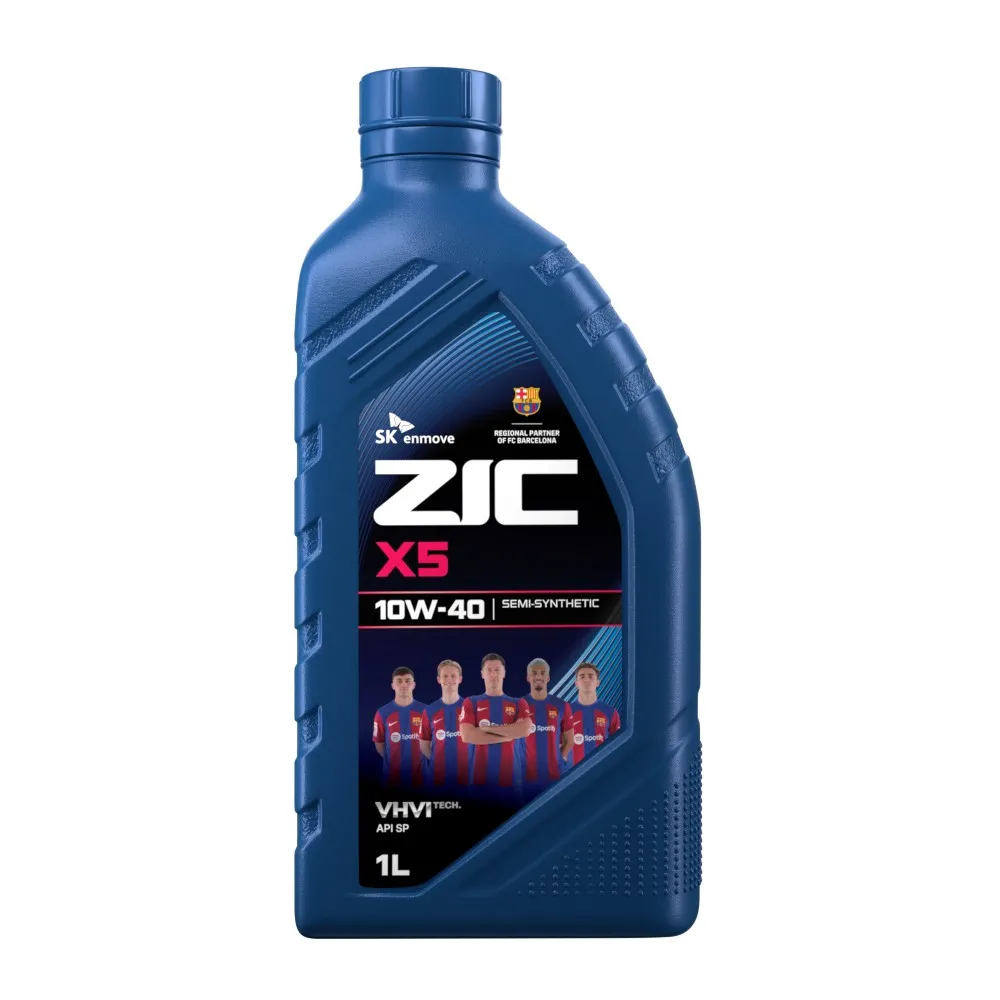 Масло моторное ZIC X5 10W-40 полусинтетическое 1 л 132622