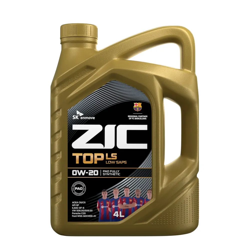 Масло моторное ZIC TOP LS 0W-20 синтетическое 4 л 162679