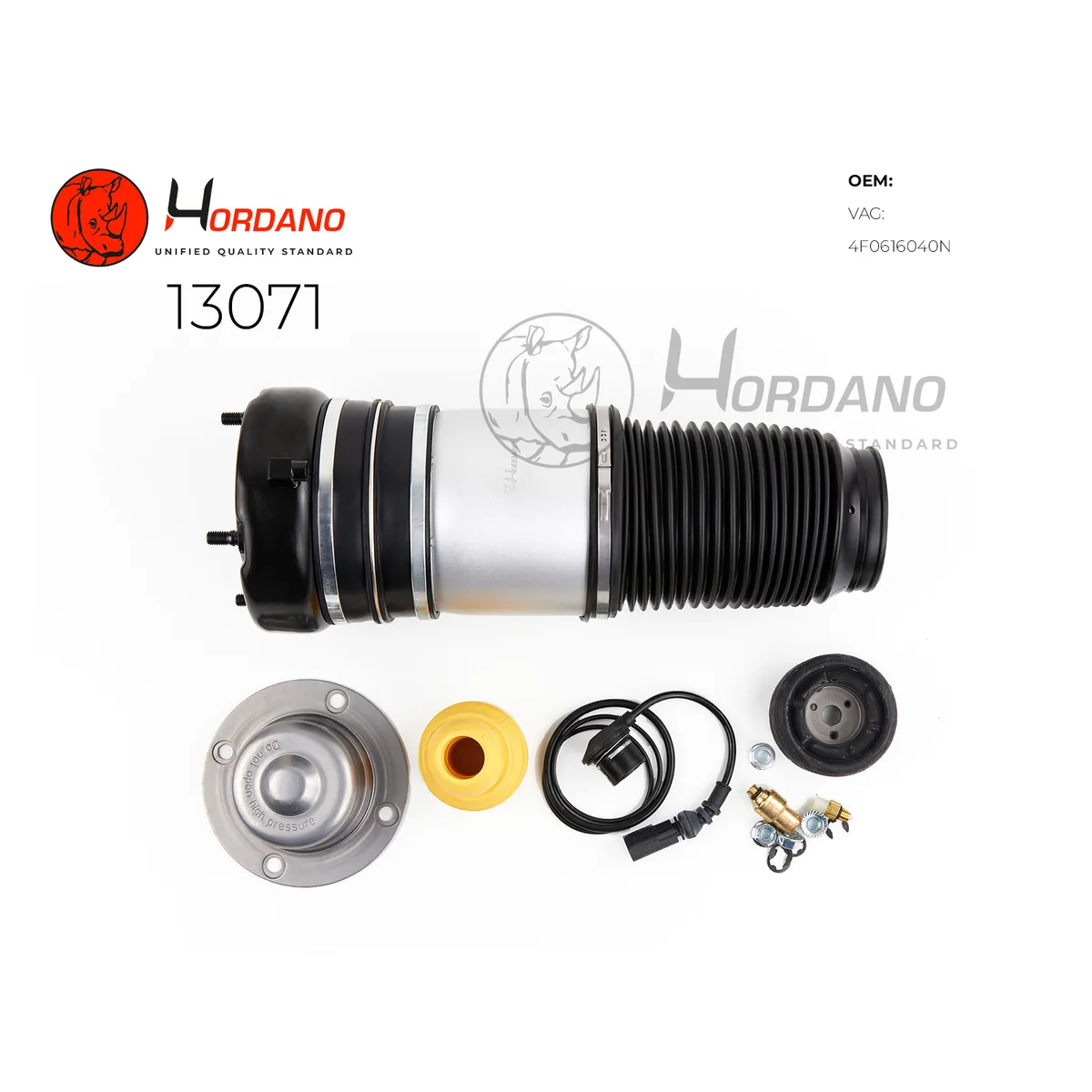 Передний пневмобаллон AUDI A6 Allroad C6 (2007-2011) Hordano 13071